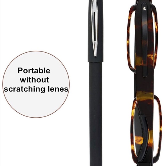 BRUWEN compact folding reading glasses 1.5 power - Picture 4 of 6